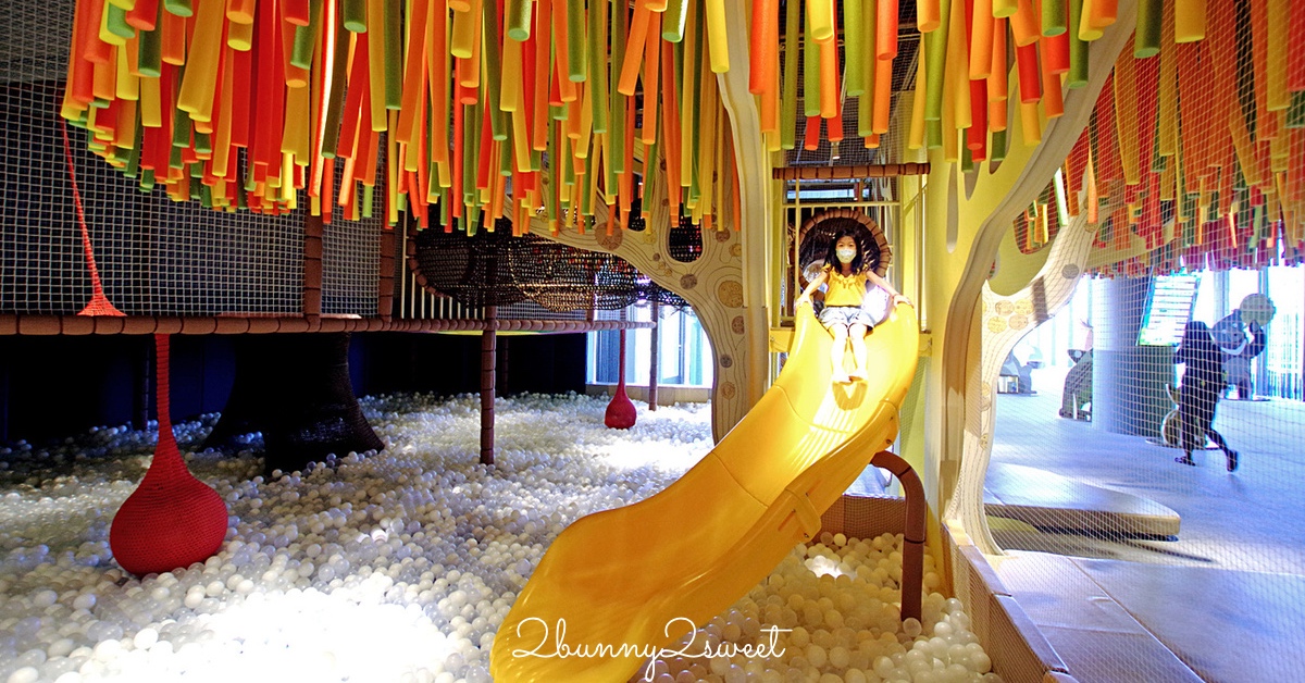 台南親子景點【南科考古館】兒童廳室內樂園遊戲區有質感又好玩，台南雨天景點推薦 @兔兒毛毛姊妹花