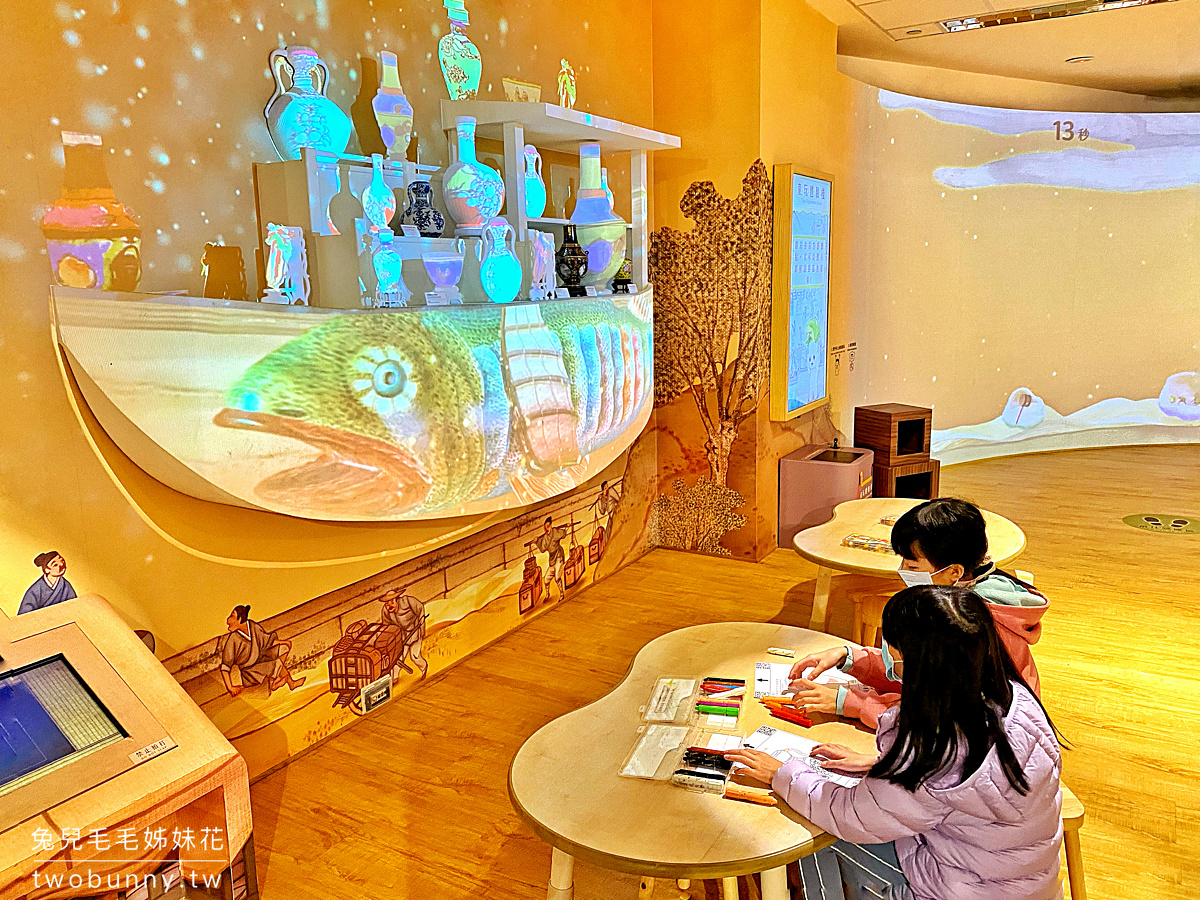 台北親子景點》國立故宮博物院兒童學藝中心 2.0 大升級～七大主題多媒體互動遊戲免費玩 @兔兒毛毛姊妹花