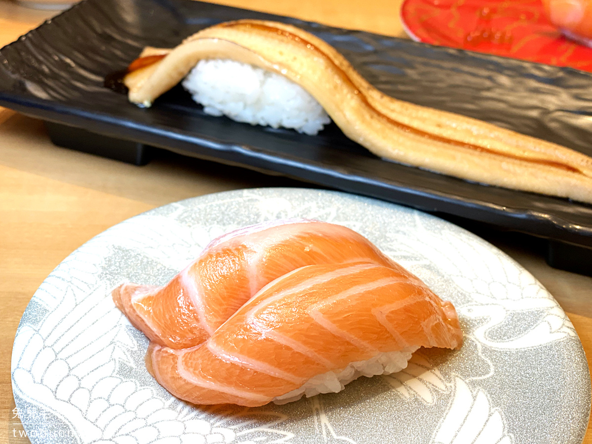 新竹美食 合點壽司竹北店 有驚喜叫賣秀的浮誇系迴轉壽司 木曜4超玩一日迴轉壽司 兔兒毛毛姊妹花