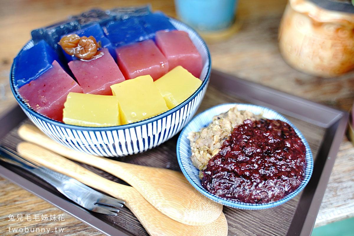 國父紀念館美食》來特冰淇淋~松菸附近4.4顆星評價排隊甜品店，天然食材製作的彩色粉粿冰太誘人@兔兒毛毛姊妹花