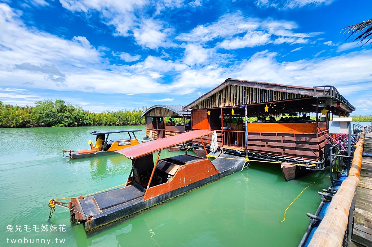 薄荷島景點》Rio Verde Floating Resto～Bohol 必訪羅伯克河漂流竹筏餐廳，菲式風味自助餐吃到飽 @兔兒毛毛姊妹花