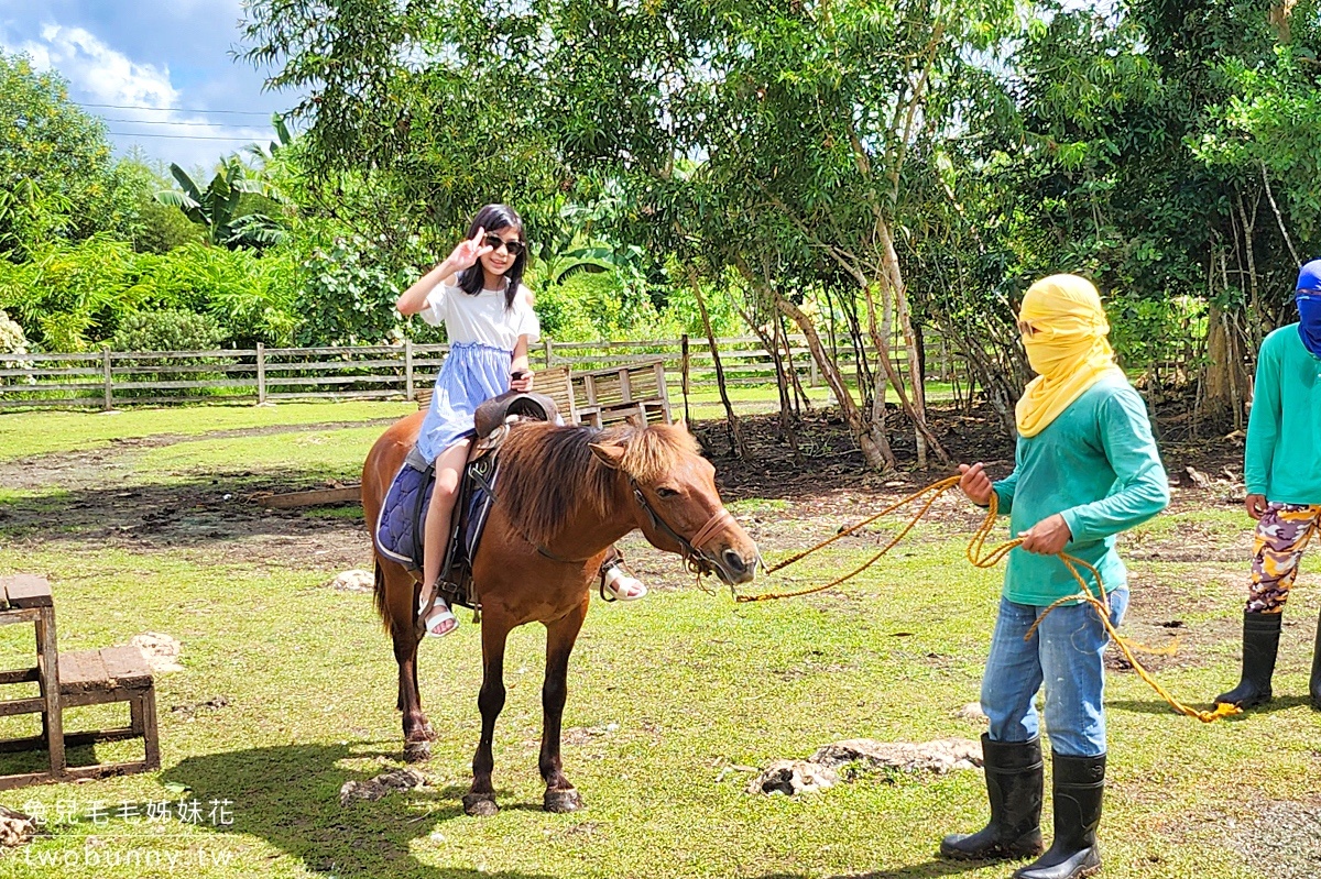 薄荷島景點》南方農場 South Farm Panglao-Bohol～隱藏版大農場，一票到底餵動物、騎馬 @兔兒毛毛姊妹花