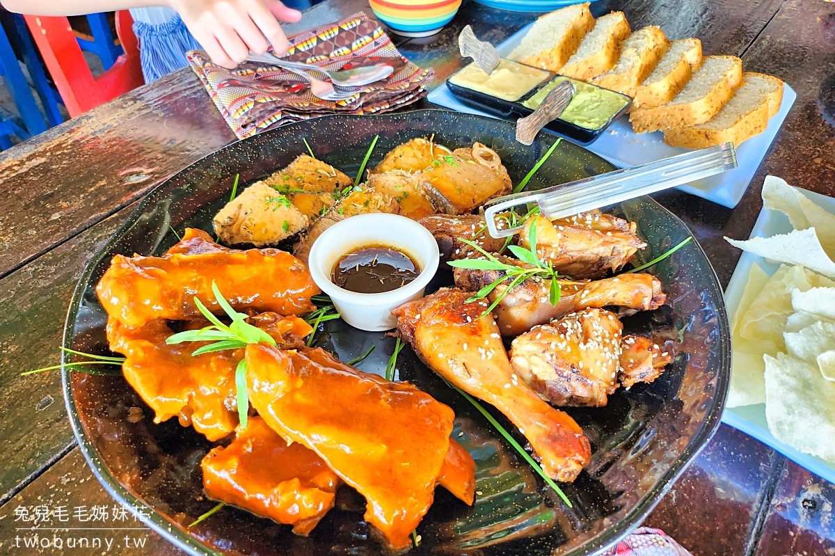 薄荷島美食》蜜蜂農場 Bohol Bee Farm~超人氣海景餐廳，蜂蜜風味料理好美味 @兔兒毛毛姊妹花