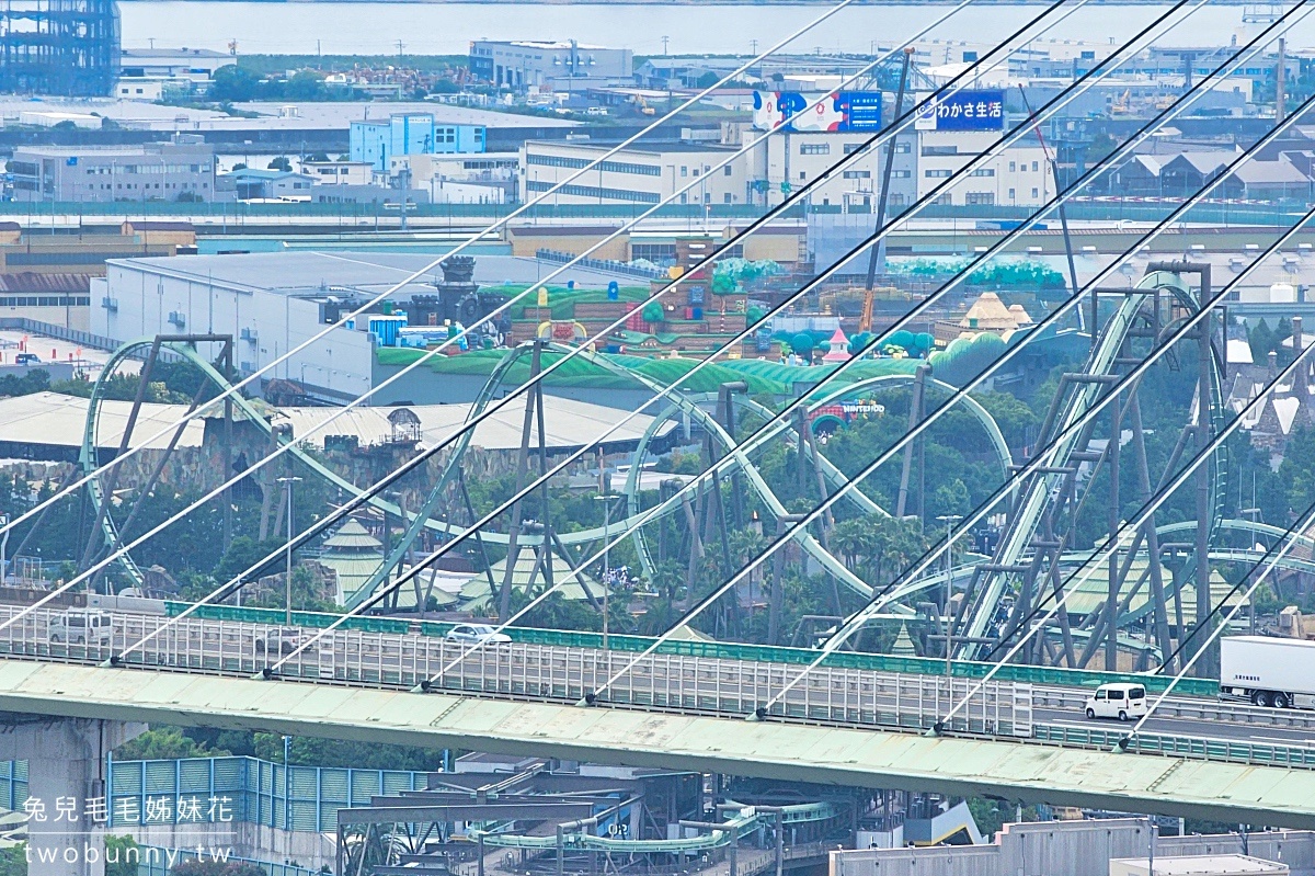 大阪景點》天保山摩天輪～曾是世界最大，可以看大阪灣和環球影城的摩天輪｜大阪周遊卡免費景點 @兔兒毛毛姊妹花