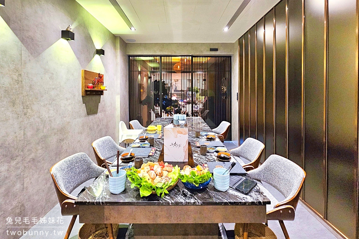 【二本松涮涮屋】台北頂級涮涮鍋開箱～日本活體帝王蟹松葉蟹、和牛、桌邊服務、代訂花束一次到位 @兔兒毛毛姊妹花