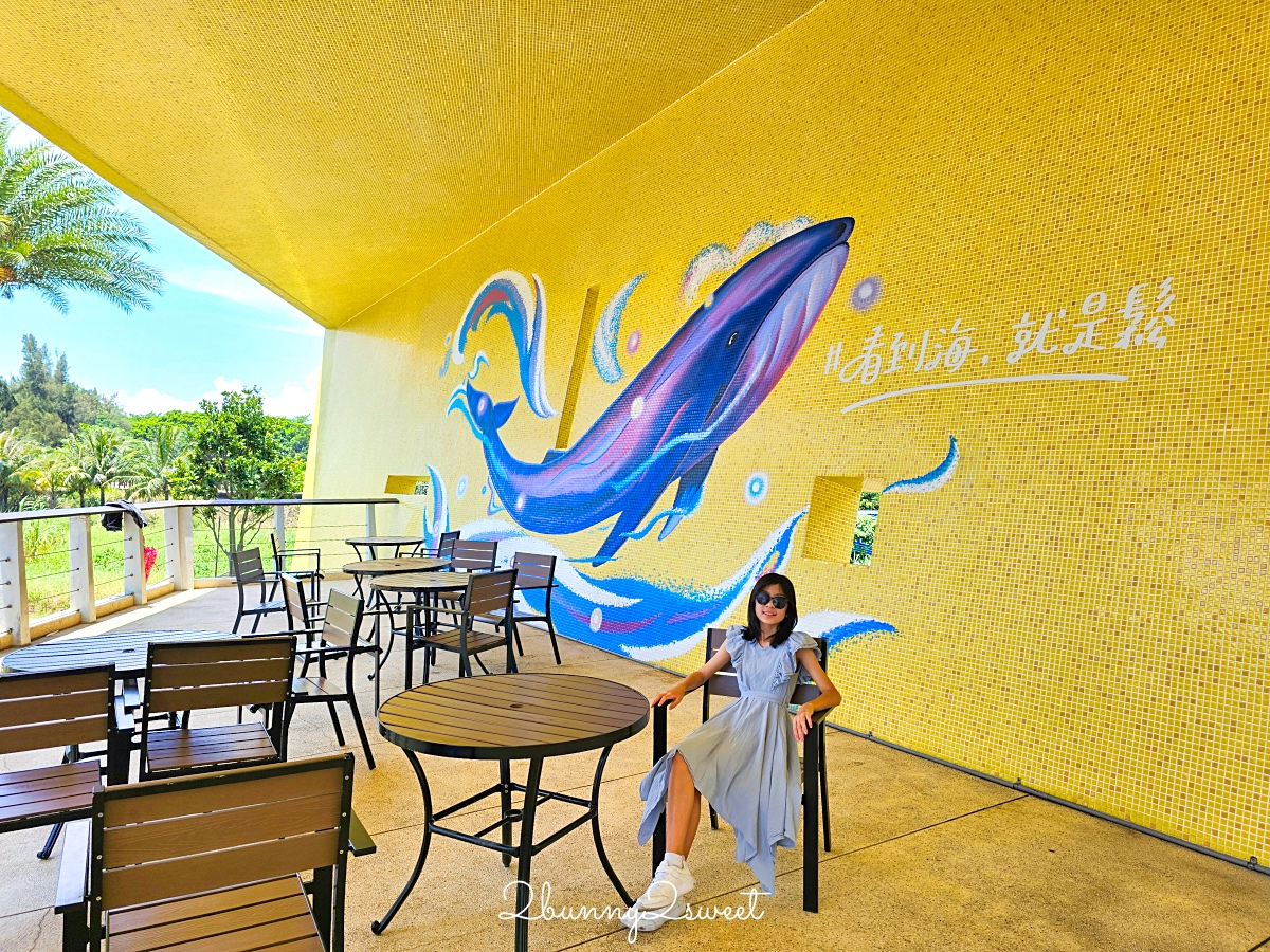 宜蘭海景咖啡「九號咖啡外澳館」外澳沙灘第一排，龜山島無敵海景、溜滑梯遊戲區 @兔兒毛毛姊妹花