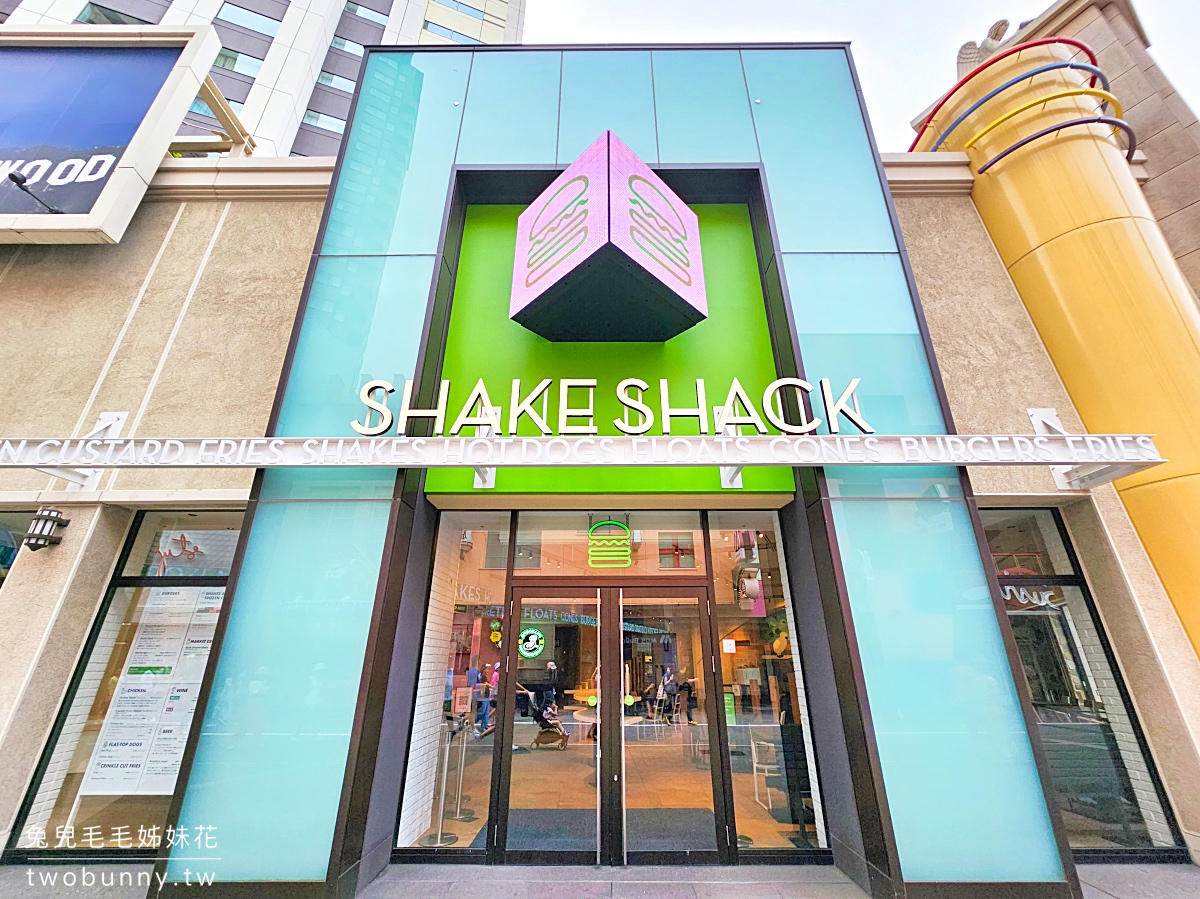 大阪美食【Shake Shack】紐約最好吃漢堡在環球影城商店街 USJ City Walk 也吃得到 @兔兒毛毛姊妹花