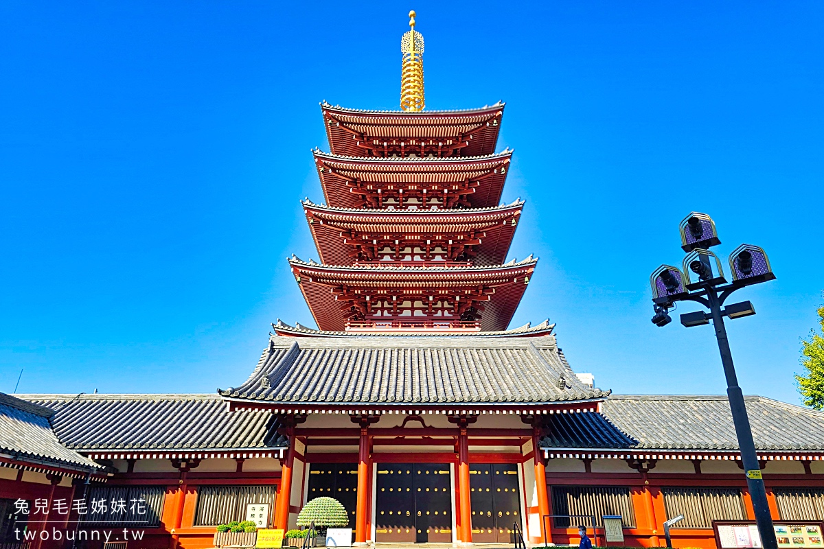 東京景點》淺草寺～不是只有「雷門」!! 東京最古老寺院五大必看重點、周邊玩樂攻略 @兔兒毛毛姊妹花