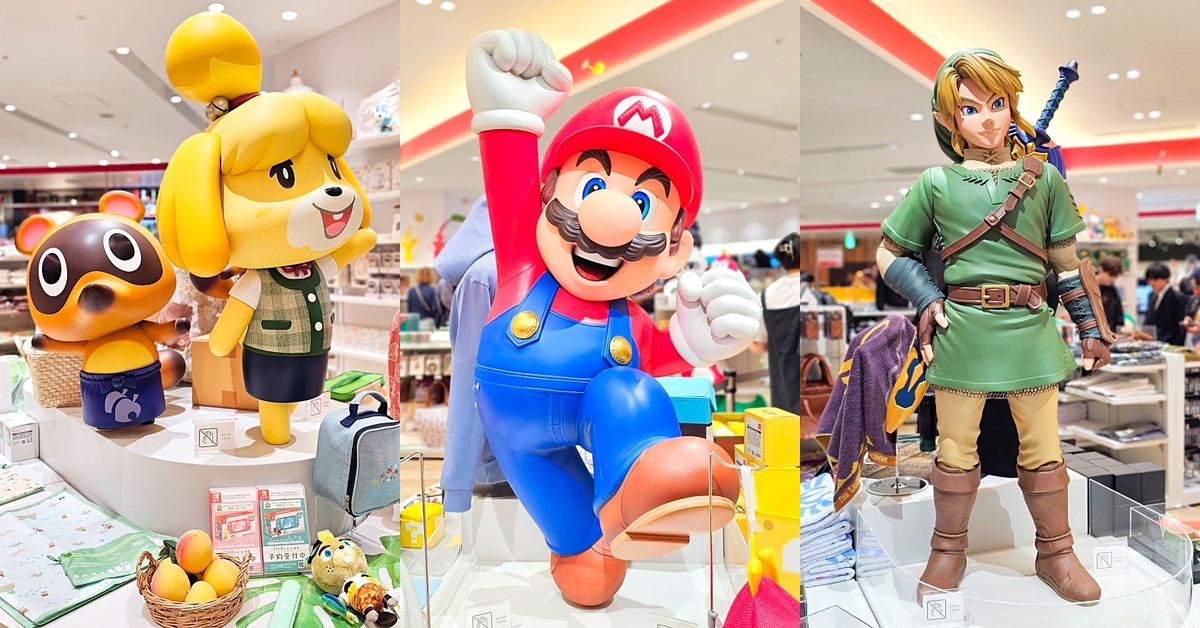 東京景點「任天堂東京旗艦店 Nintendo TOKYO」日本首間任天堂直營官方商店就在澀谷PARCO @兔兒毛毛姊妹花