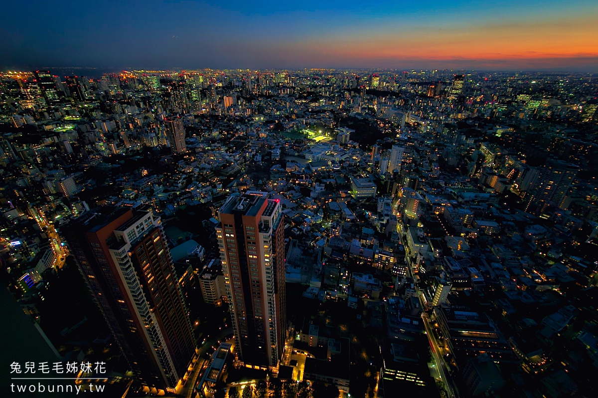 東京景點》六本木新城展望台 Tokyo City View～絕美東京鐵塔夜景這裡看、逛逛森美術館 @兔兒毛毛姊妹花