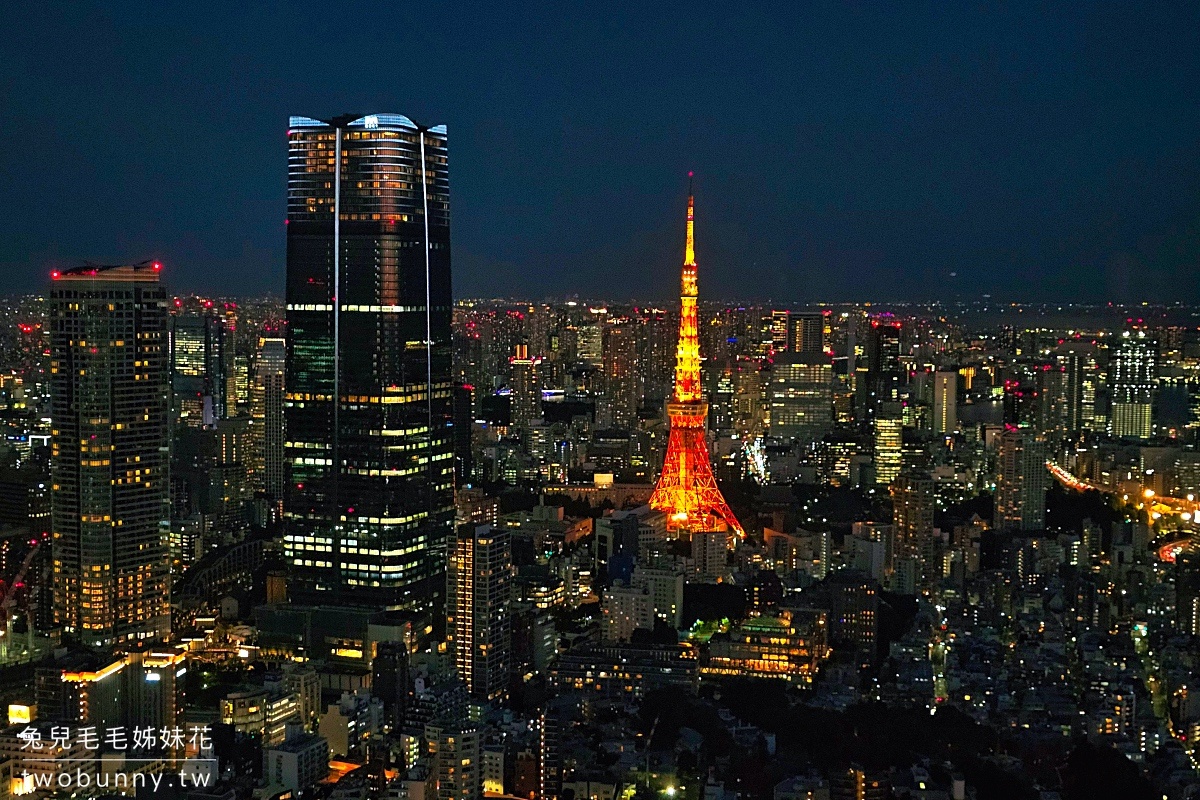東京景點【六本木新城展望台】Tokyo City View～絕美東京鐵塔夜景這裡看、逛逛森美術館 @兔兒毛毛姊妹花