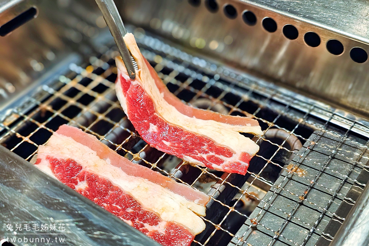 台北燒肉【燒肉LIKE】一個人也能吃燒肉!! 來自日本的一人燒肉創始店｜南京松江美食 @兔兒毛毛姊妹花