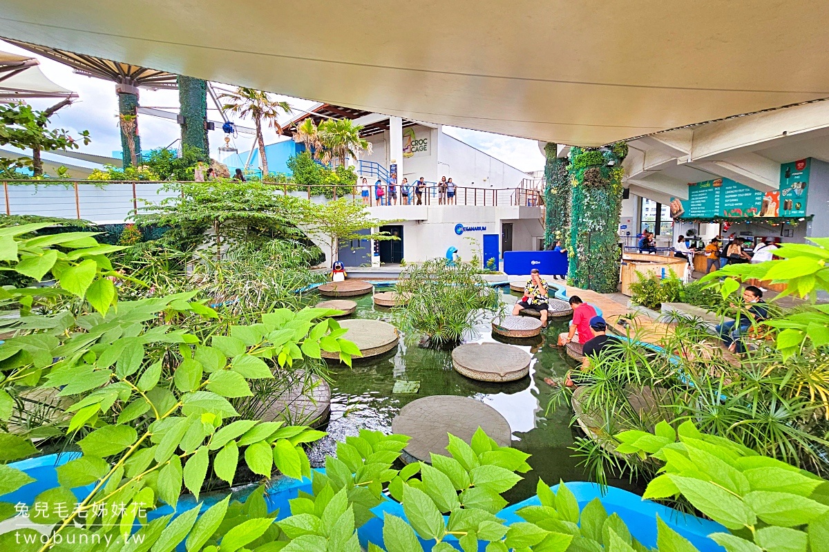 宿霧景點【宿霧海洋公園 Cebu Ocean Park】不只有夢幻海底隧道，還有鳥兒互動體驗 @兔兒毛毛姊妹花