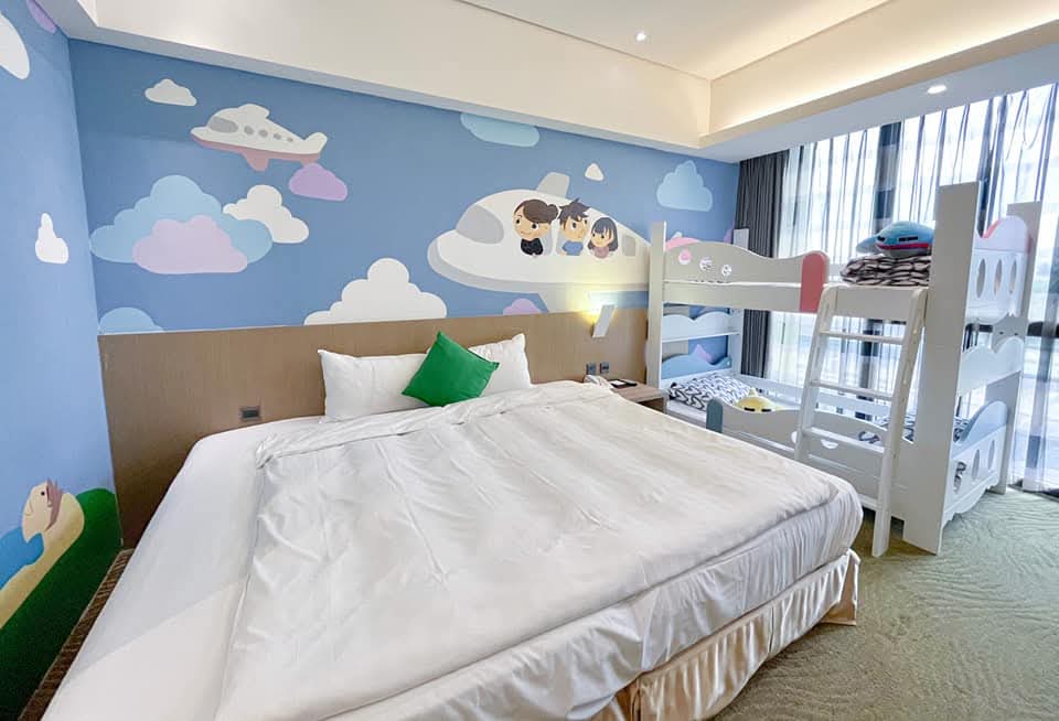 嘉義親子飯店【樂億皇家渡假酒店】免3000享花園泳池、遊戲室、電動車賽車場～高CP值親子飯店 @兔兒毛毛姊妹花