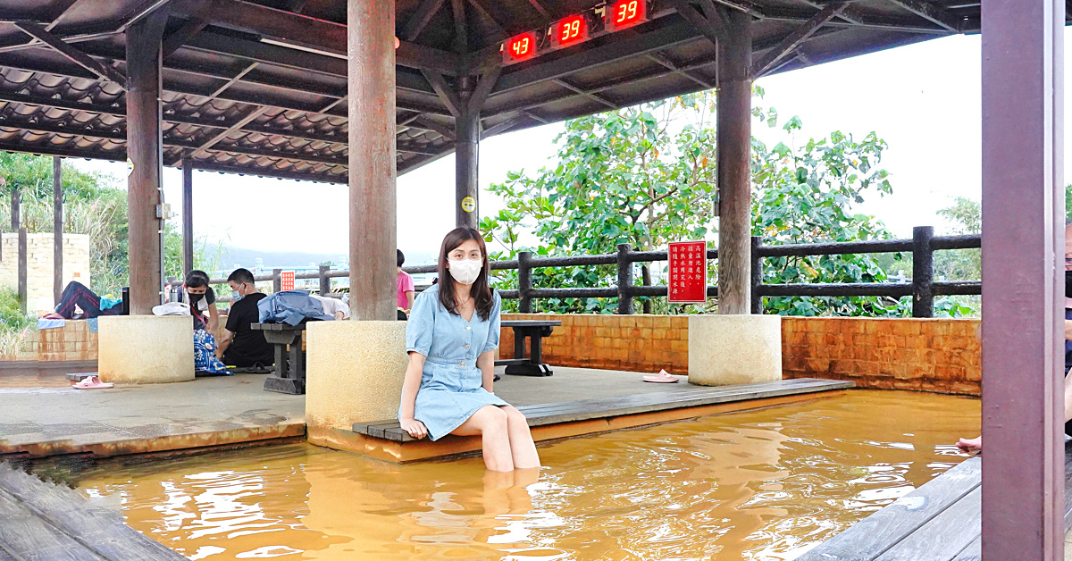 金山免費景點「磺港溫泉公共浴室」金銀裸湯、溫泉泡腳池、天然岩盤浴通通都免費!! @兔兒毛毛姊妹花