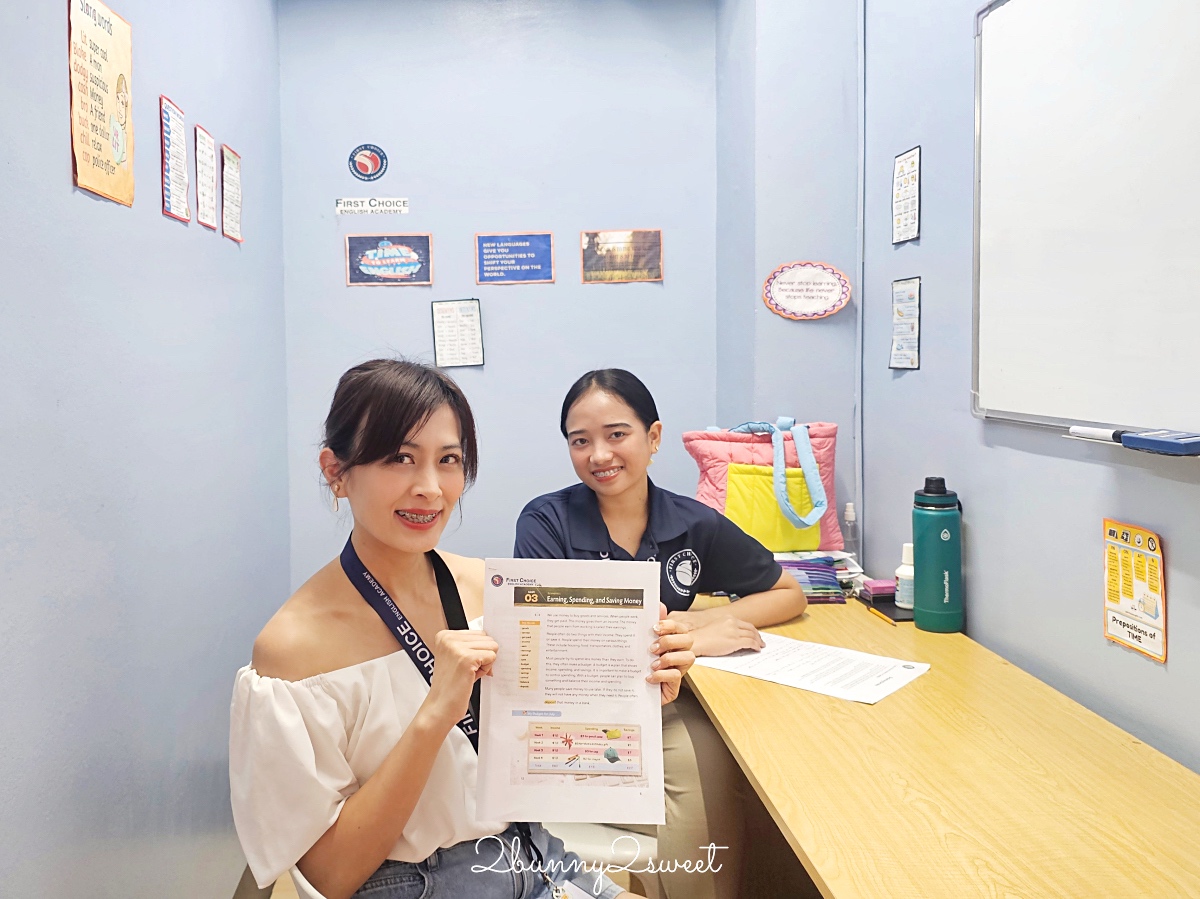 菲律賓遊學「First Choice English Academy」宿霧語言學校ESL課程、樂齡及親子遊學分享 @兔兒毛毛姊妹花