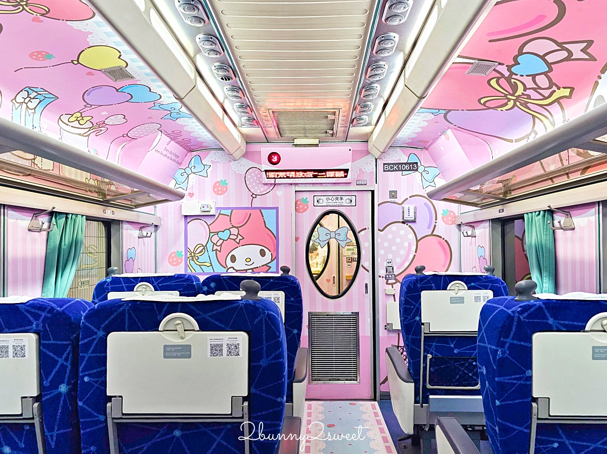 「環島之星萌旅號」三麗鷗家族主題列車｜搭火車就開始度假，一路吃喝玩樂、歡唱到目的地 @兔兒毛毛姊妹花