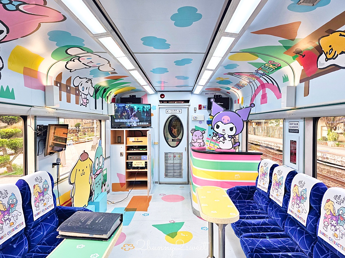 「環島之星萌旅號」三麗鷗家族主題列車｜搭火車就開始度假，一路吃喝玩樂、歡唱到目的地 @兔兒毛毛姊妹花