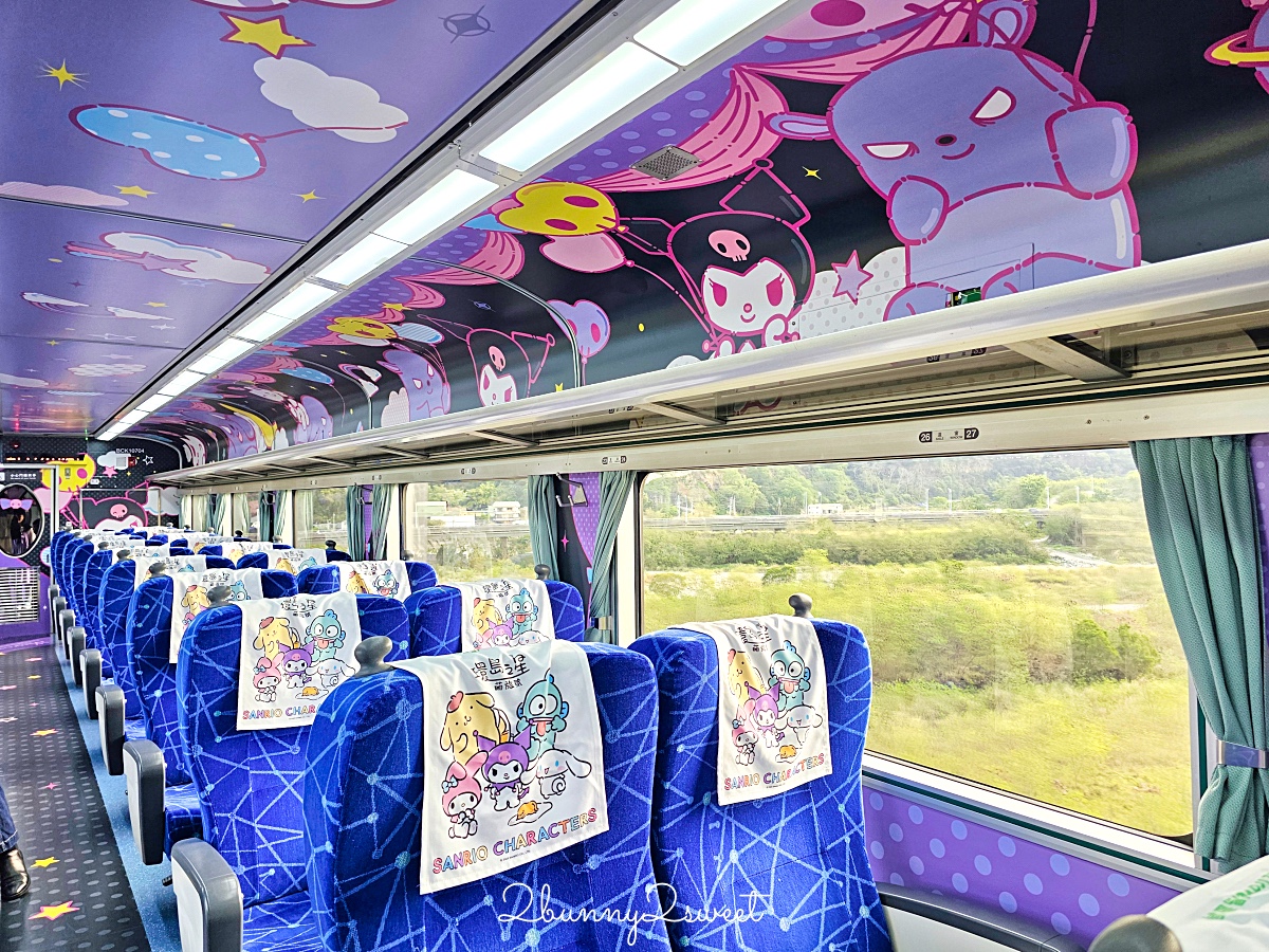 「環島之星萌旅號」三麗鷗家族主題列車｜搭火車就開始度假，一路吃喝玩樂、歡唱到目的地 @兔兒毛毛姊妹花