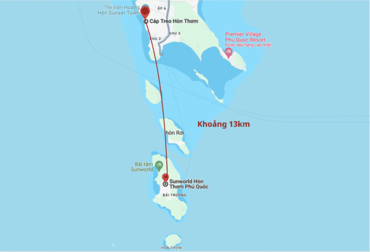 「富國島跨海纜車」搭乘世界最長跨海纜車前往 Sun World 太陽世界遊樂園 @兔兒毛毛姊妹花