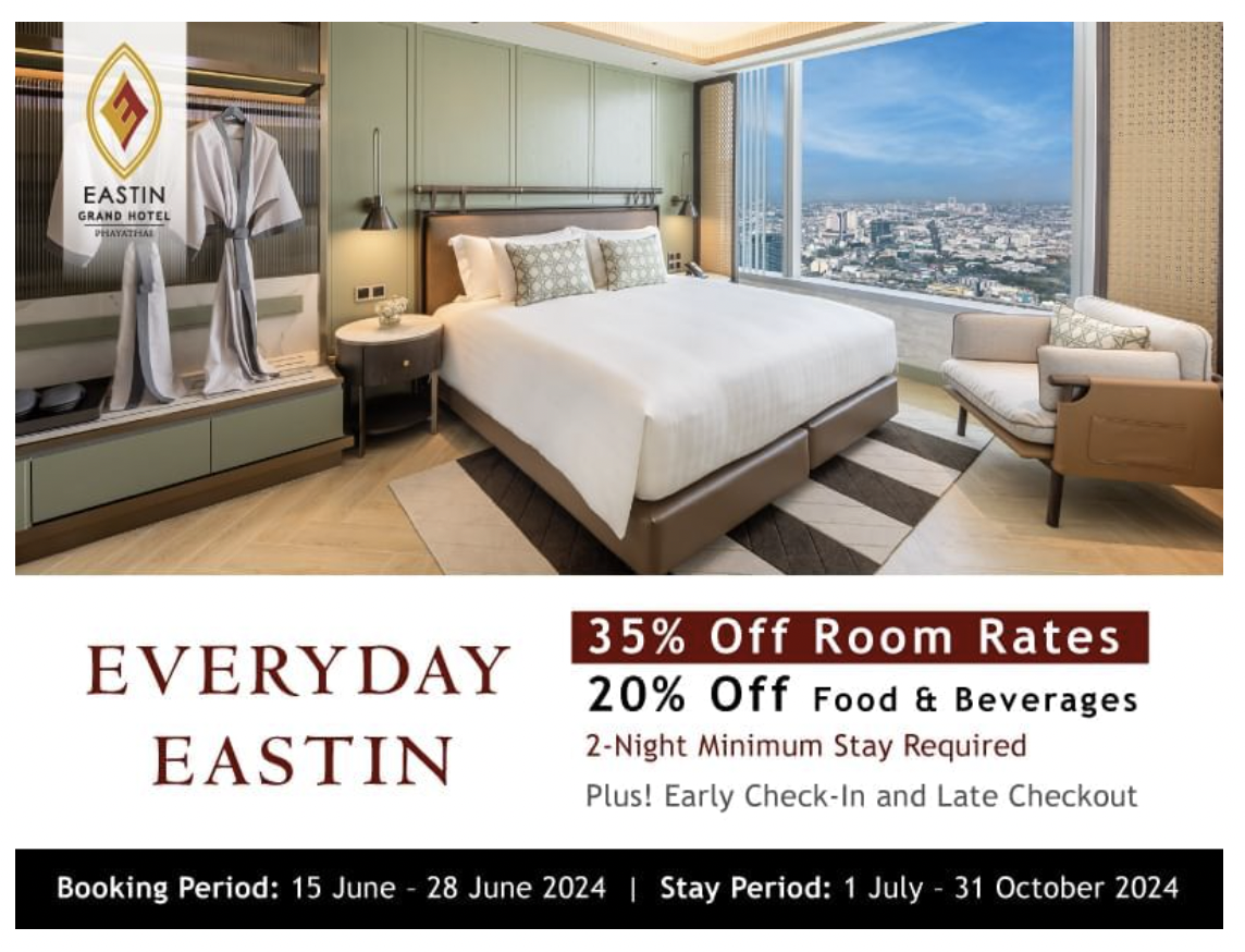 Eastin Grand Hotel Phayathai帕亞泰易思廷大酒店，22樓行政酒廊早餐評價分享