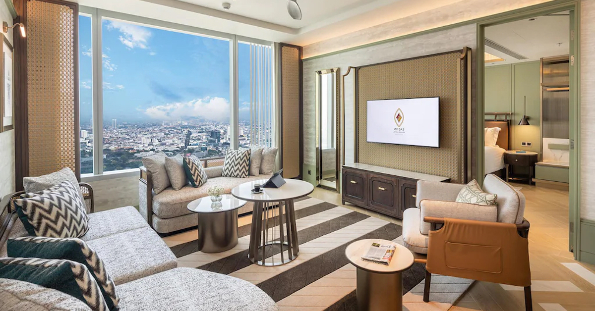 曼谷住宿「帕亞泰易思廷大酒店 Eastin Grand Hotel Phayathai」機場快線/BTS直達五星飯店，公寓套房 空中泳池美翻天 @兔兒毛毛姊妹花
