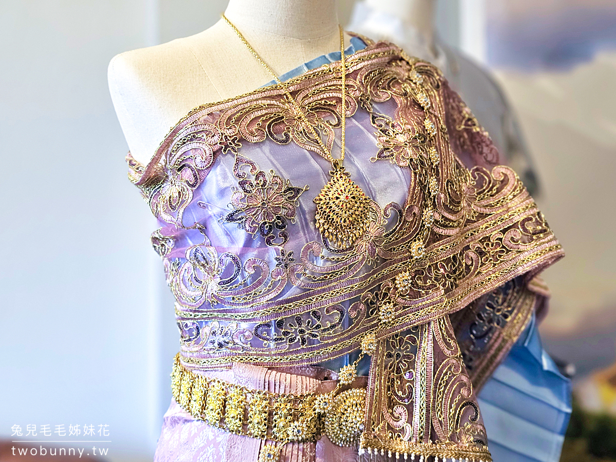 曼谷泰服體驗「Cherd-Chay Thai Glory」金山寺老城區泰服租借，手工泰服超精緻，預約制不用人擠人 @兔兒毛毛姊妹花