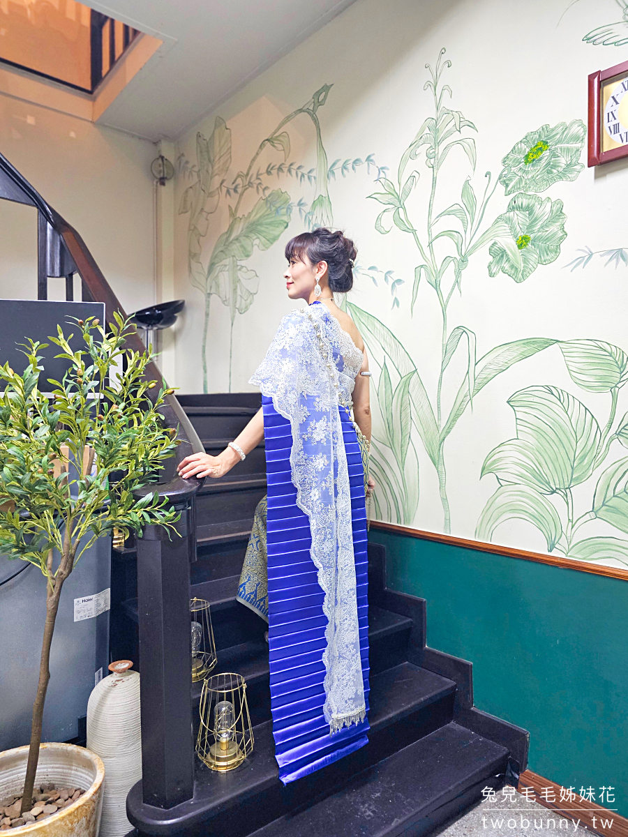曼谷泰服體驗「Cherd-Chay Thai Glory」金山寺老城區泰服租借，手工泰服超精緻，預約制不用人擠人 @兔兒毛毛姊妹花