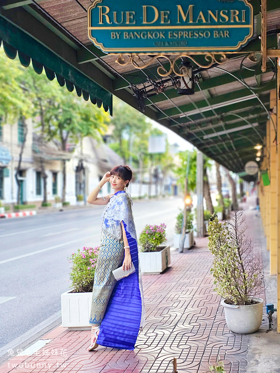 曼谷泰服體驗「Cherd-Chay Thai Glory」金山寺老城區泰服租借，手工泰服超精緻，預約制不用人擠人 @兔兒毛毛姊妹花