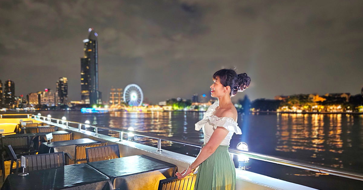 Viva Alangka Cruise｜泰國曼谷昭波耶河遊船晚餐 buffet 看夜景 LIVE表演，這裡上船免排隊 @兔兒毛毛姊妹花