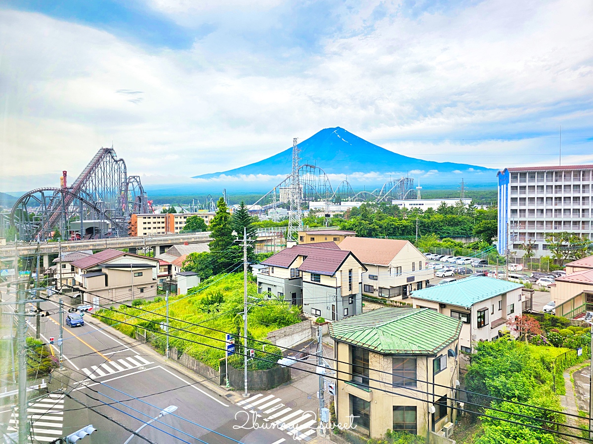 河口湖住宿「MYSTAYS 富士山展望温泉酒店」躺在床上就能看到富士山、富士急樂園 @兔兒毛毛姊妹花