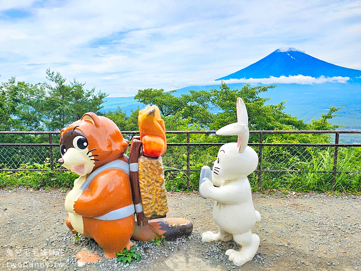 河口湖景點推薦｜天上山公園：搭纜車俯瞰富士山，鞦韆打卡點＋烤糰子美食一次攻略 @兔兒毛毛姊妹花