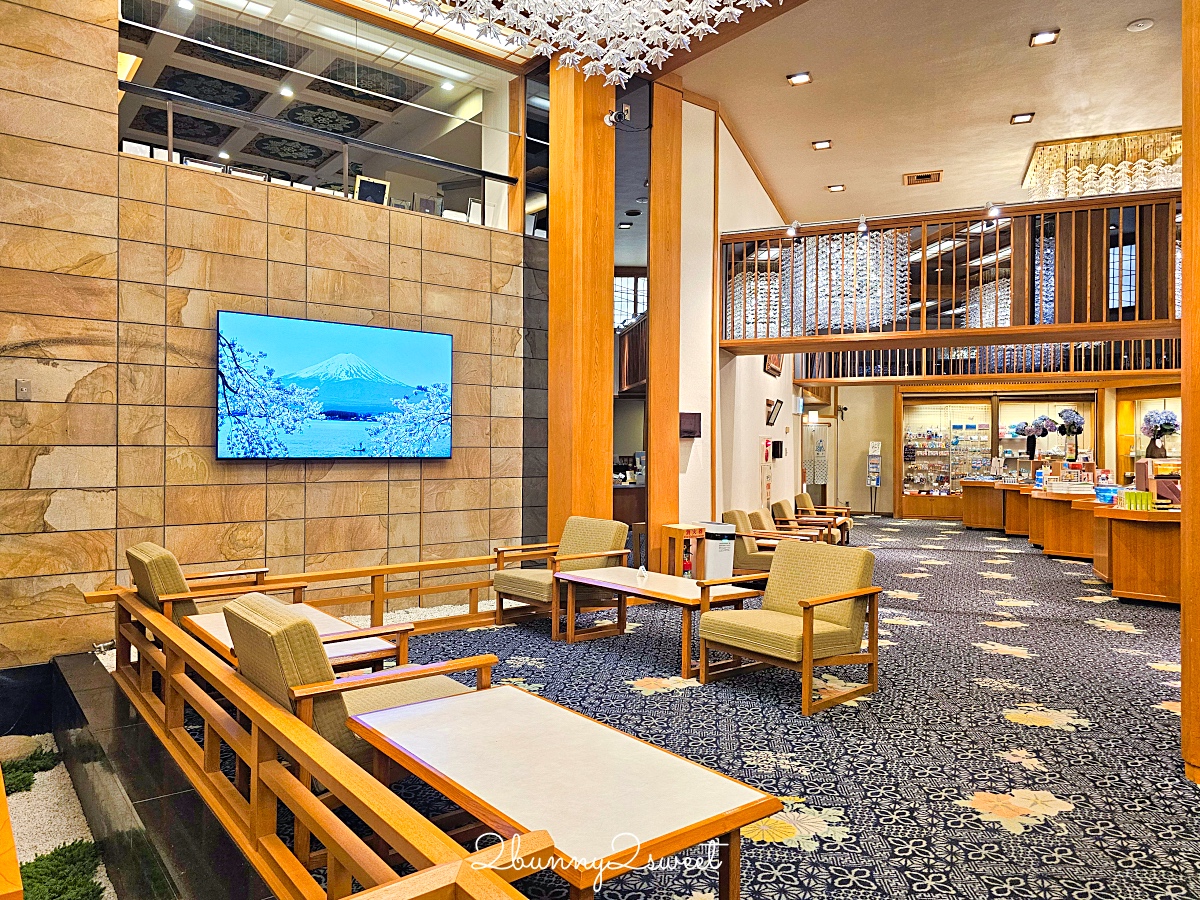 富士河口湖溫泉湖南莊飯店｜房間就能邊泡溫泉邊看富士山，房內享用會席料理晚餐太享受 @兔兒毛毛姊妹花