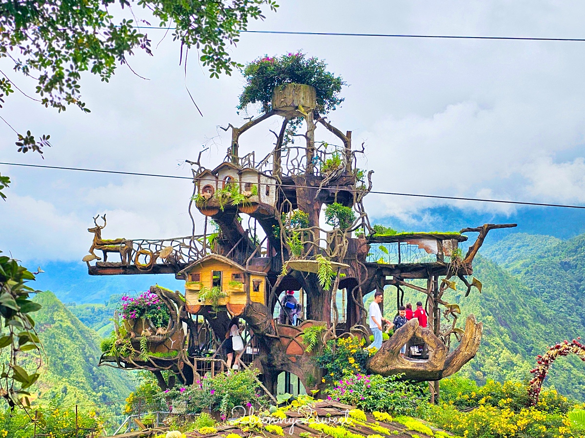 沙壩景點「貓貓村 Cat Cat Village」北越必訪少數民族赫蒙族吉吉村，變身瑤族姑娘拍美照 @兔兒毛毛姊妹花