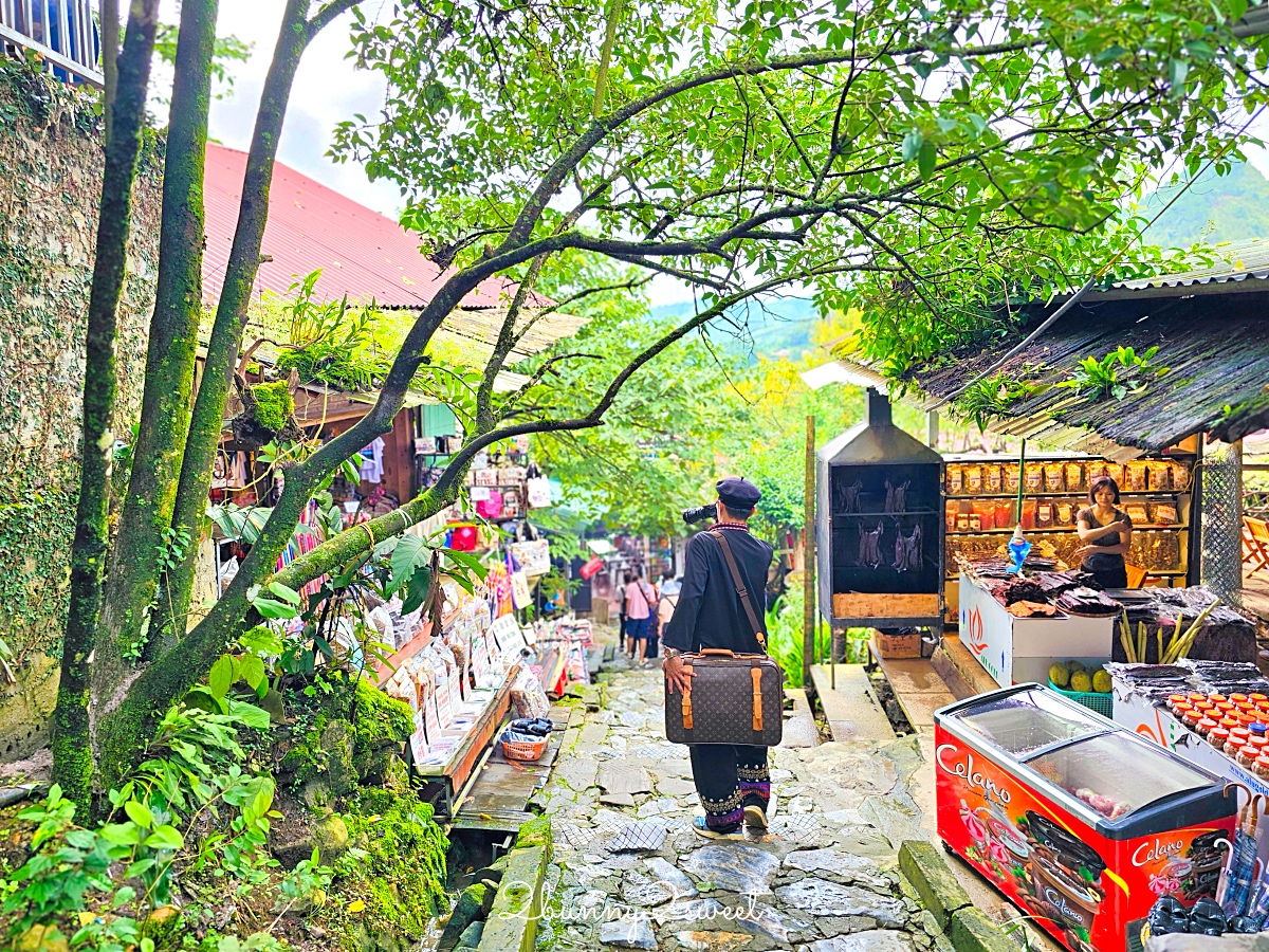 沙壩景點「貓貓村 Cat Cat Village」北越必訪少數民族赫蒙族吉吉村，變身瑤族姑娘拍美照 @兔兒毛毛姊妹花