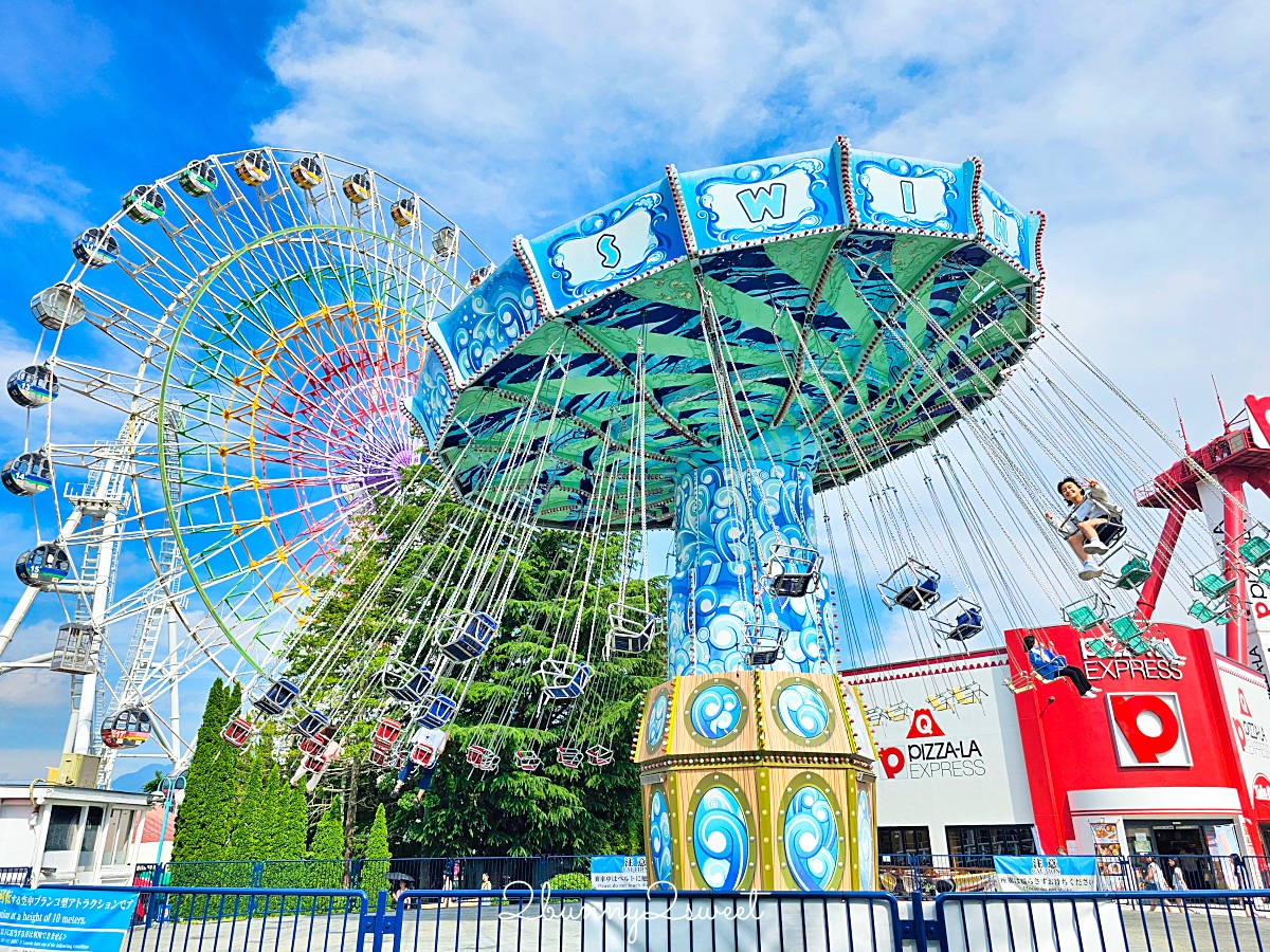 山梨景點「富士急樂園」富士山下免門票絕叫系遊樂園~刺激雲霄飛車、最恐怖鬼屋、湯瑪士樂園 @兔兒毛毛姊妹花