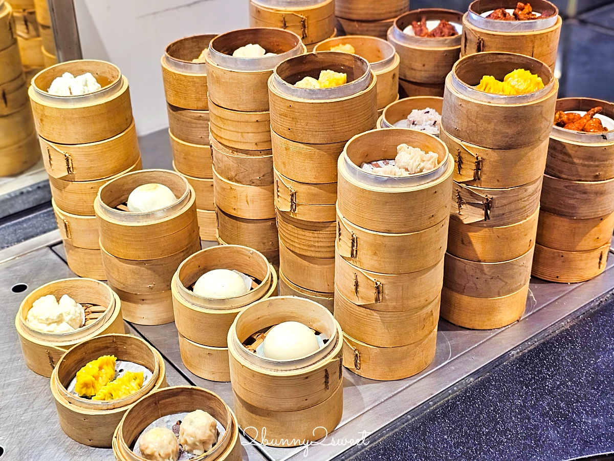 林口長庚美食「港龘港式飲茶歐式自助百匯」腸粉、港點吃到飽只要500元還免收服務費 @兔兒毛毛姊妹花