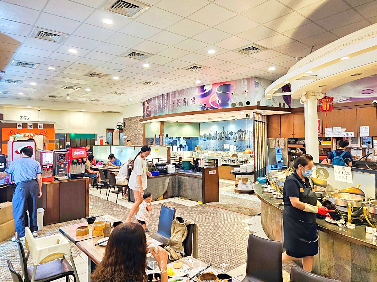 林口長庚美食「港龘港式飲茶歐式自助百匯」腸粉、港點吃到飽只要500元還免收服務費 @兔兒毛毛姊妹花