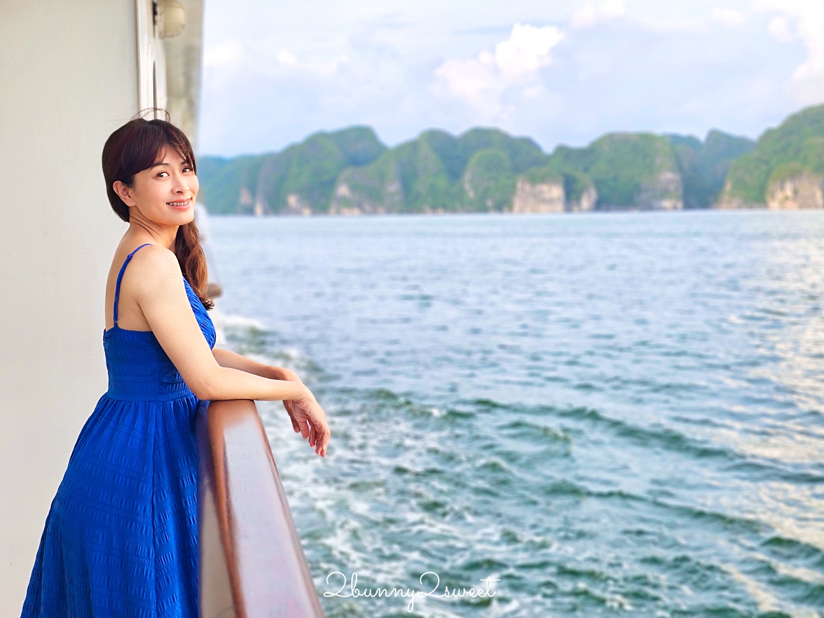 下龍灣郵輪「國賓號 Ambassador Signature Cruise」北越蘭夏灣五星豪華郵輪2天1夜陽台客艙住宿體驗 @兔兒毛毛姊妹花