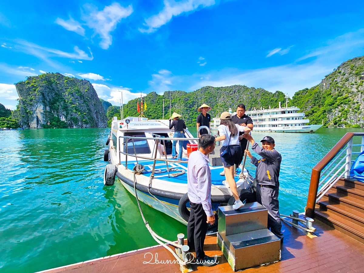 下龍灣郵輪「國賓號 Ambassador Signature Cruise」北越蘭夏灣五星豪華郵輪2天1夜陽台客艙住宿體驗 @兔兒毛毛姊妹花