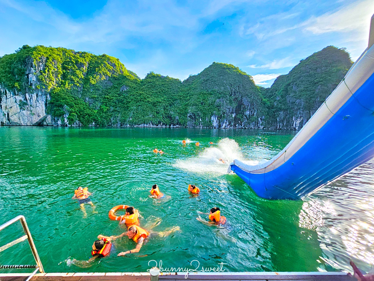 下龍灣郵輪「國賓號 Ambassador Signature Cruise」北越蘭夏灣五星豪華郵輪2天1夜陽台客艙住宿體驗 @兔兒毛毛姊妹花