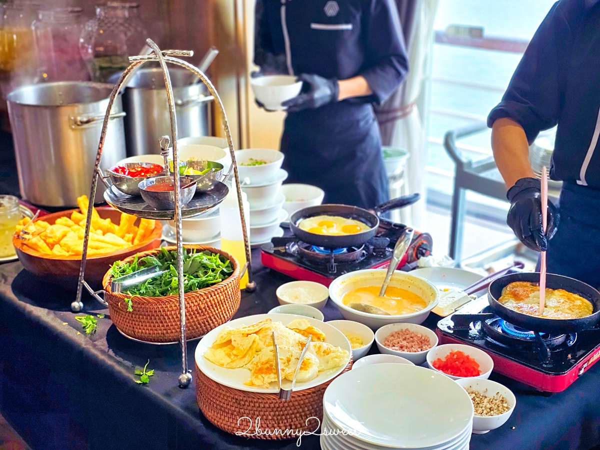 下龍灣郵輪「國賓號 Ambassador Signature Cruise」北越蘭夏灣五星豪華郵輪2天1夜陽台客艙住宿體驗 @兔兒毛毛姊妹花