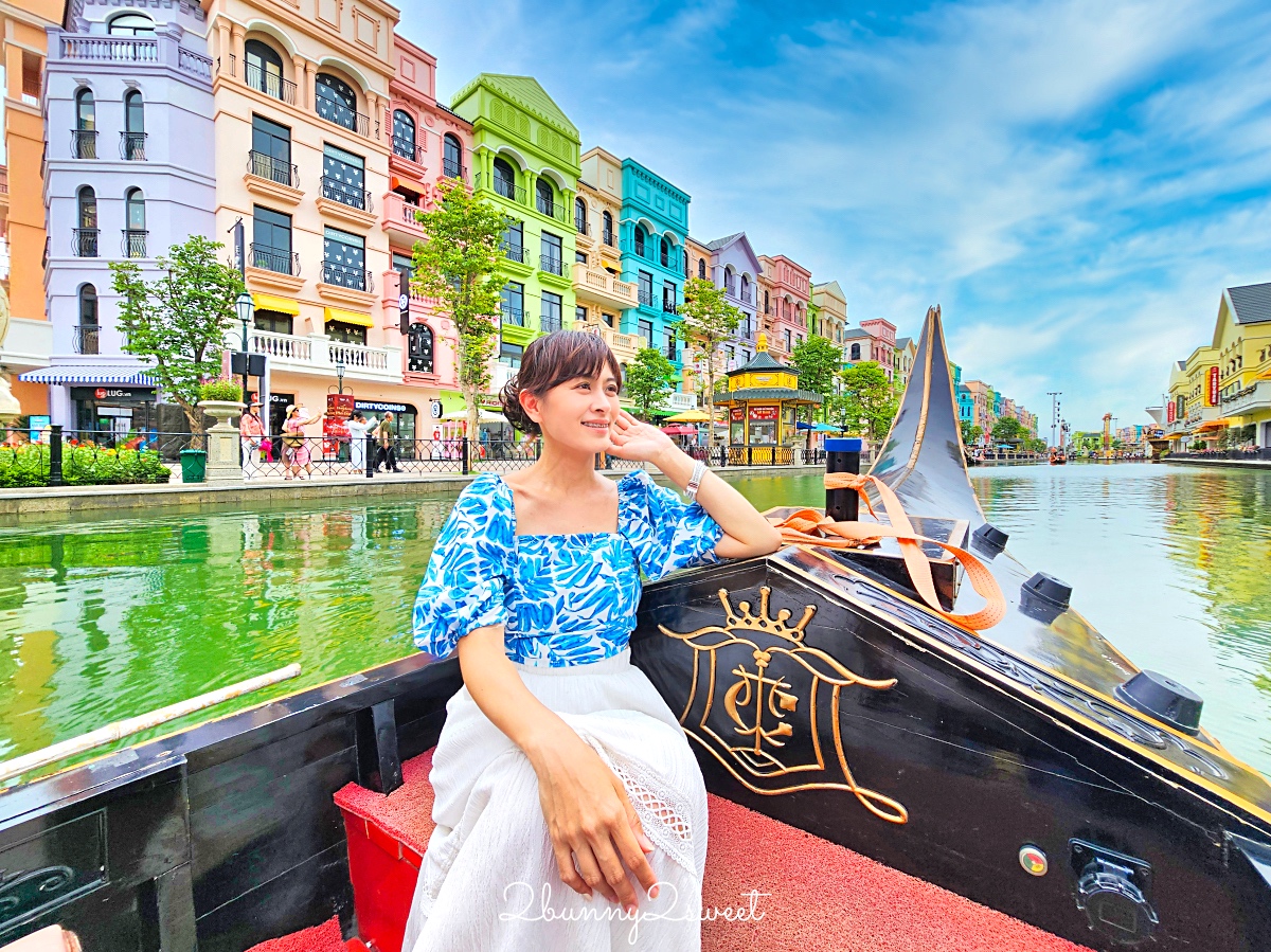 河內景點「河內大世界 Mega Grand World Hanoi」越南小威尼斯搭貢多拉&#038;必做的 5 件事 @兔兒毛毛姊妹花