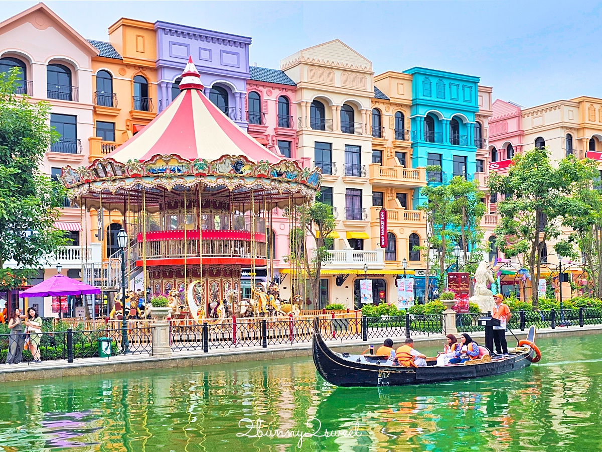 河內景點「河內大世界 Mega Grand World Hanoi」越南小威尼斯搭貢多拉&#038;必做的 5 件事 @兔兒毛毛姊妹花