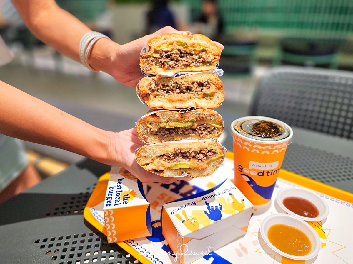 【河內美食】GoodTime Burger 漢堡專賣店開箱，Lotte Mall WestLake 必吃越南最好吃漢堡 @兔兒毛毛姊妹花