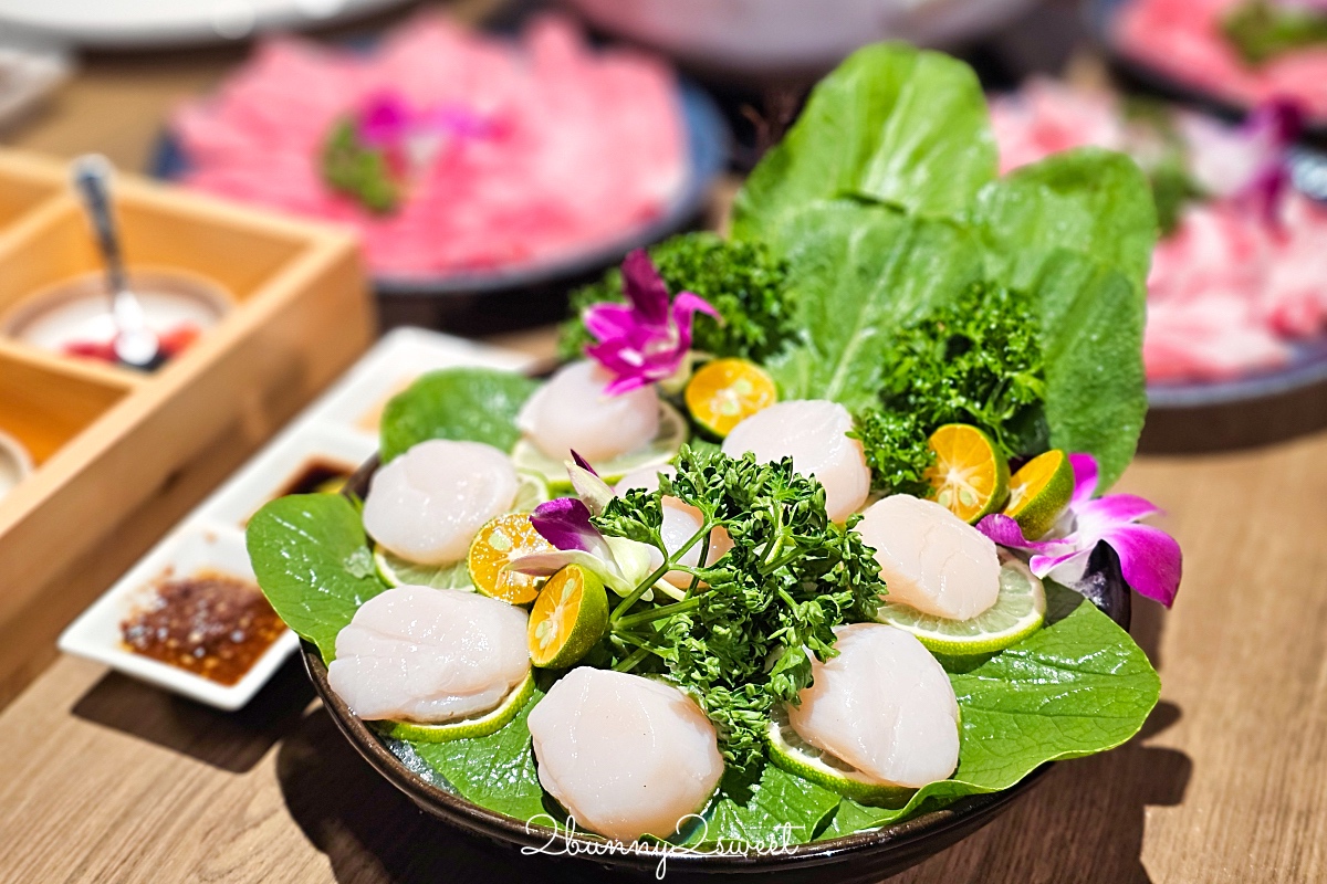 中山站美食「星曜雞湯」LV等級台北最強雞湯火鍋，鮮香濃郁熬雞精涮海鮮和牛超正點 @兔兒毛毛姊妹花