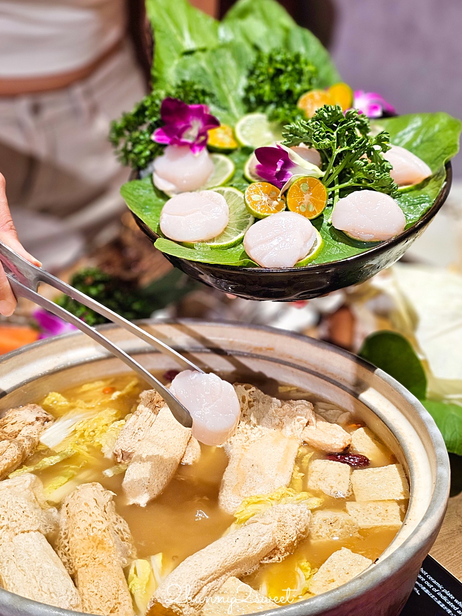中山站美食「星曜雞湯」LV等級台北最強雞湯火鍋，鮮香濃郁熬雞精涮海鮮和牛超正點 @兔兒毛毛姊妹花