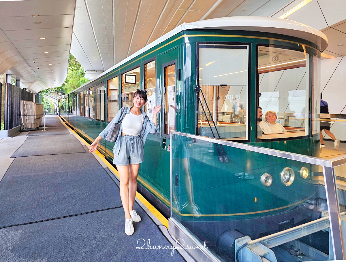 香港太平山這樣玩～搭百年交通工具「山頂纜車」欣賞維多利亞港美景、逛杜莎夫人蠟像館 @兔兒毛毛姊妹花