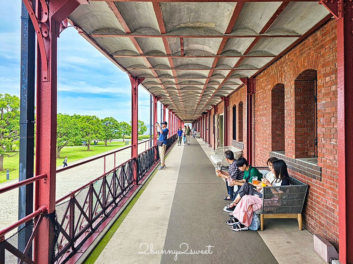 橫濱景點「橫濱紅磚倉庫」大正風磚造建築超浪漫，紅磚倉庫必吃、必逛、必買推薦 @兔兒毛毛姊妹花