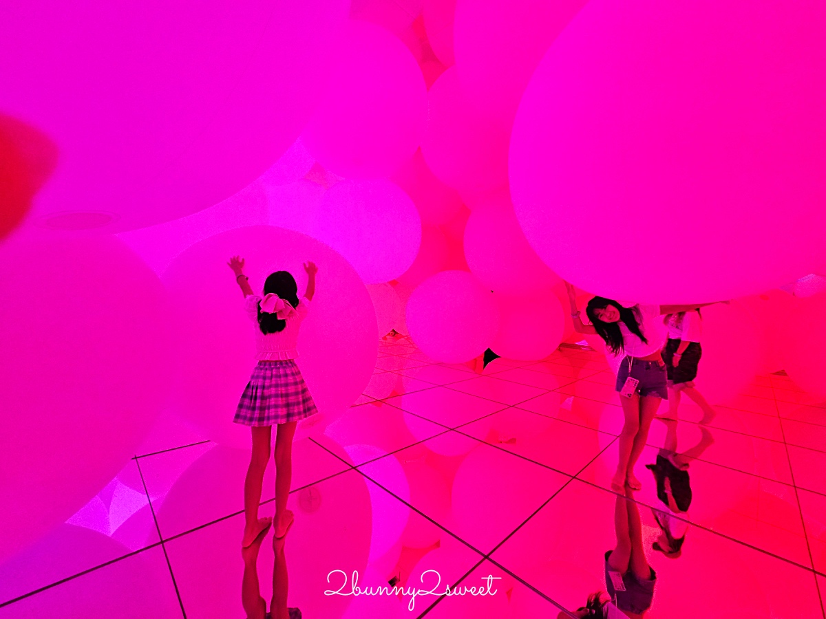東京景點推薦｜teamLab Planets 豐洲沉浸式美術館體驗、拍照秘訣、穿搭建議 @兔兒毛毛姊妹花